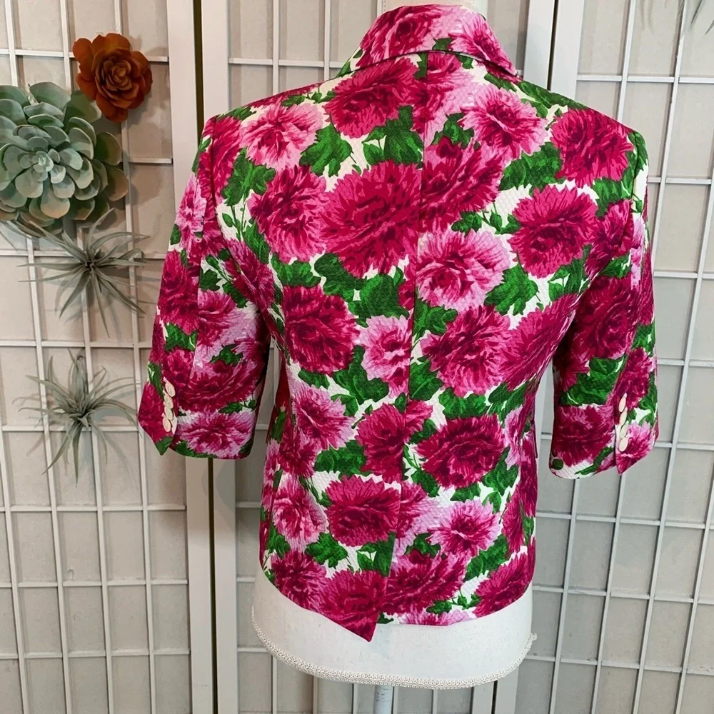 Michael Kors ITALY Peony Floral Blazer